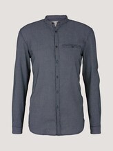 gestructureerd overhemd - Mannen - navy white dobby structure gestructureerd overhemd - Mannen - navy white dobby structure - 7 - TOM TAILOR Denim