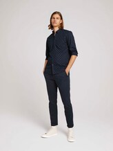 patterned shirt - Men - cognac striped angular dot patterned shirt - Men - cognac striped angular dot - 3 - TOM TAILOR Denim