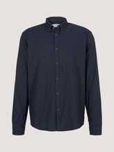fijn gestreept overhemd - Mannen - navy tonal twill stripe fijn gestreept overhemd - Mannen - navy tonal twill stripe - 7 - TOM TAILOR Denim