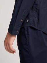 fijn gestreept overhemd - Mannen - navy tonal twill stripe fijn gestreept overhemd - Mannen - navy tonal twill stripe - 9 - TOM TAILOR Denim