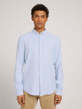 Hemd aus Bio-Baumwolle - Männer - light blue white twill Hemd aus Bio-Baumwolle - Männer - light blue white twill - 1 - TOM TAILOR Denim