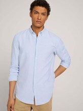 Hemd aus Bio-Baumwolle - Männer - light blue white twill Hemd aus Bio-Baumwolle - Männer - light blue white twill - 5 - TOM TAILOR Denim