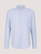 Hemd aus Bio-Baumwolle - Männer - light blue white twill Hemd aus Bio-Baumwolle - Männer - light blue white twill - 7 - TOM TAILOR Denim