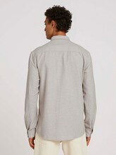 Hemd aus Bio-Baumwolle - Männer - olive off white twill Hemd aus Bio-Baumwolle - Männer - olive off white twill - 2 - TOM TAILOR Denim