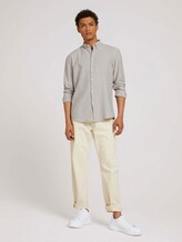 Hemd aus Bio-Baumwolle - Männer - olive off white twill Hemd aus Bio-Baumwolle - Männer - olive off white twill - 3 - TOM TAILOR Denim