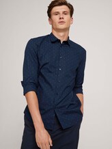 overhemd met patroon - Mannen - navy blue pause print overhemd met patroon - Mannen - navy blue pause print - 5 - TOM TAILOR Denim