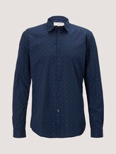 overhemd met patroon - Mannen - navy blue pause print overhemd met patroon - Mannen - navy blue pause print - 7 - TOM TAILOR Denim