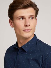 overhemd met patroon - Mannen - navy blue pause print overhemd met patroon - Mannen - navy blue pause print - 9 - TOM TAILOR Denim