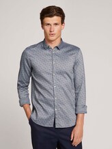 gepunktetes Hemd - Männer - navy petrol leaf print gepunktetes Hemd - Männer - navy petrol leaf print - 5 - TOM TAILOR Denim