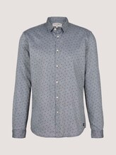 gepunktetes Hemd - Männer - navy petrol leaf print gepunktetes Hemd - Männer - navy petrol leaf print - 7 - TOM TAILOR Denim