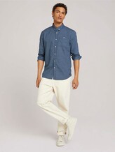 overhemd met structuur - Mannen - blue shades crossed dobby overhemd met structuur - Mannen - blue shades crossed dobby - 3 - TOM TAILOR Denim