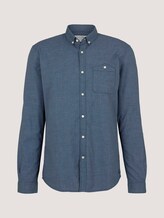 overhemd met structuur - Mannen - blue shades crossed dobby overhemd met structuur - Mannen - blue shades crossed dobby - 7 - TOM TAILOR Denim
