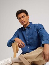 Jeanshemd - Männer - Clean Mid Stone Blue Denim Jeanshemd - Männer - Clean Mid Stone Blue Denim - 5 - TOM TAILOR Denim