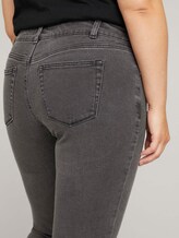 Used Look Skinny Jeans met biologisch katoen - Vrouwen - dark stone black denim Used Look Skinny Jeans met biologisch katoen - Vrouwen - dark stone black denim - 10 - My True Me