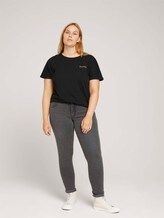 Used Look Skinny Jeans met biologisch katoen - Vrouwen - dark stone black denim Used Look Skinny Jeans met biologisch katoen - Vrouwen - dark stone black denim - 3 - My True Me