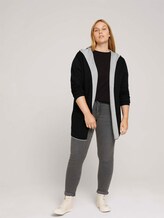 Plus - Cardigan mit Kapuze - Frauen - deep black Plus - Cardigan mit Kapuze - Frauen - deep black - 3 - My True Me