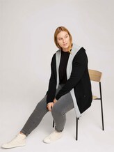 Plus - Cardigan mit Kapuze - Frauen - deep black Plus - Cardigan mit Kapuze - Frauen - deep black - 5 - My True Me