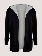 Plus - Cardigan mit Kapuze - Frauen - deep black Plus - Cardigan mit Kapuze - Frauen - deep black - 7 - My True Me