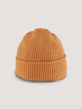 Basic Beanie mit recyceltem Polyester - Frauen - camel melange Basic Beanie mit recyceltem Polyester - Frauen - camel melange - 7 - TOM TAILOR Denim