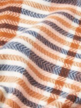 Fringed scarf with recycled polyester - Women - herringbone check camel rose Fringed scarf with recycled polyester - Women - herringbone check camel rose - 9 - TOM TAILOR Denim