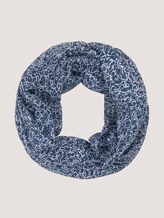Gemusterter Schlauchschal - Frauen - blue offwhite minimal Gemusterter Schlauchschal - Frauen - blue offwhite minimal - 7 - TOM TAILOR