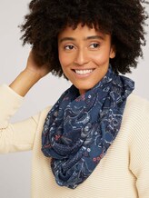 Buissjaal met patroon - Vrouwen - blue apricot paisley design Buissjaal met patroon - Vrouwen - blue apricot paisley design - 5 - TOM TAILOR