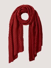 Geplisseerde sjaal - Vrouwen - dark maroon red Geplisseerde sjaal - Vrouwen - dark maroon red - 7 - TOM TAILOR