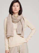 Gemêleerde gebreide sjaal - Vrouwen - french clay beige melange Gemêleerde gebreide sjaal - Vrouwen - french clay beige melange - 5 - TOM TAILOR