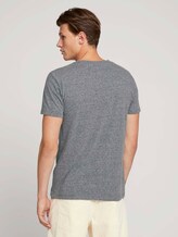 T-Shirt mit Print - Männer - Sky Captain Blue Non-Solid T-Shirt mit Print - Männer - Sky Captain Blue Non-Solid - 2 - TOM TAILOR Denim
