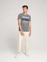 T-Shirt mit Print - Männer - Sky Captain Blue Non-Solid T-Shirt mit Print - Männer - Sky Captain Blue Non-Solid - 3 - TOM TAILOR Denim