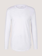 Langarmshirt aus Bio-Baumwolle - Männer - White Langarmshirt aus Bio-Baumwolle - Männer - White - 7 - TOM TAILOR Denim