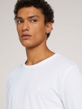 Langarmshirt aus Bio-Baumwolle - Männer - White Langarmshirt aus Bio-Baumwolle - Männer - White - 9 - TOM TAILOR Denim