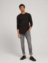 Langarmshirt aus Bio-Baumwolle - Männer - Black Langarmshirt aus Bio-Baumwolle - Männer - Black - 3 - TOM TAILOR Denim