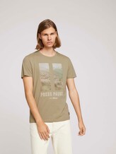 T-shirt met fotoprint - Mannen - Silver Olive T-shirt met fotoprint - Mannen - Silver Olive - 5 - TOM TAILOR Denim