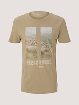 T-shirt met fotoprint - Mannen - Silver Olive T-shirt met fotoprint - Mannen - Silver Olive - 7 - TOM TAILOR Denim