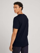 T-shirt met print van biologisch katoen - Mannen - Sky Captain Blue T-shirt met print van biologisch katoen - Mannen - Sky Captain Blue - 2 - TOM TAILOR Denim