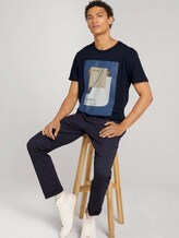 T-shirt met print van biologisch katoen - Mannen - Sky Captain Blue T-shirt met print van biologisch katoen - Mannen - Sky Captain Blue - 5 - TOM TAILOR Denim