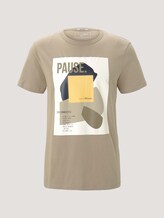 T-shirt met print van biologisch katoen - Mannen - Silver Olive T-shirt met print van biologisch katoen - Mannen - Silver Olive - 7 - TOM TAILOR Denim