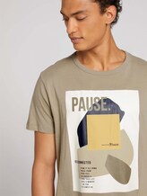 T-shirt met print van biologisch katoen - Mannen - Silver Olive T-shirt met print van biologisch katoen - Mannen - Silver Olive - 9 - TOM TAILOR Denim