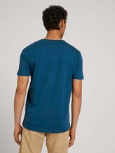 Print T-Shirt mit Bio-Baumwolle - Männer - stormy petrol Print T-Shirt mit Bio-Baumwolle - Männer - stormy petrol - 2 - TOM TAILOR Denim