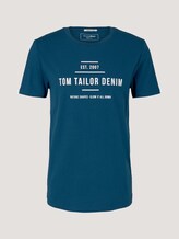 Print T-Shirt mit Bio-Baumwolle - Männer - stormy petrol Print T-Shirt mit Bio-Baumwolle - Männer - stormy petrol - 7 - TOM TAILOR Denim