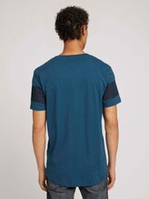 Blockstreifen T-Shirt mit Bio-Baumwolle - Männer - stormy petrol Blockstreifen T-Shirt mit Bio-Baumwolle - Männer - stormy petrol - 2 - TOM TAILOR Denim