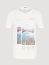 Fotoprint T-Shirt mit Bio-Baumwolle - Männer - Soft Light Beige Fotoprint T-Shirt mit Bio-Baumwolle - Männer - Soft Light Beige - 7 - TOM TAILOR Denim