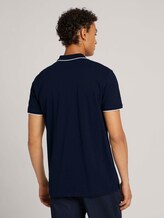 Poloshirt mit Kontraststreifen - Männer - Sky Captain Blue Poloshirt mit Kontraststreifen - Männer - Sky Captain Blue - 2 - TOM TAILOR Denim