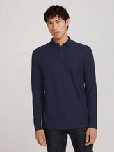 striped polo shirt - Men - Sky Captain Blue striped polo shirt - Men - Sky Captain Blue - 1 - TOM TAILOR Denim
