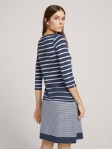 Gestreepte jerseyjurk - Vrouwen - blue gradient stripe Gestreepte jerseyjurk - Vrouwen - blue gradient stripe - 2 - TOM TAILOR