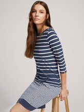 Gestreepte jerseyjurk - Vrouwen - blue gradient stripe Gestreepte jerseyjurk - Vrouwen - blue gradient stripe - 5 - TOM TAILOR