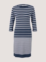 Gestreepte jerseyjurk - Vrouwen - blue gradient stripe Gestreepte jerseyjurk - Vrouwen - blue gradient stripe - 7 - TOM TAILOR