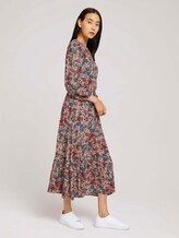 Gemustertes Midikleid - Frauen - pink big floral design Gemustertes Midikleid - Frauen - pink big floral design - 1 - TOM TAILOR