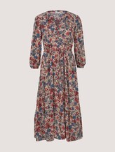Gemustertes Midikleid - Frauen - pink big floral design Gemustertes Midikleid - Frauen - pink big floral design - 7 - TOM TAILOR